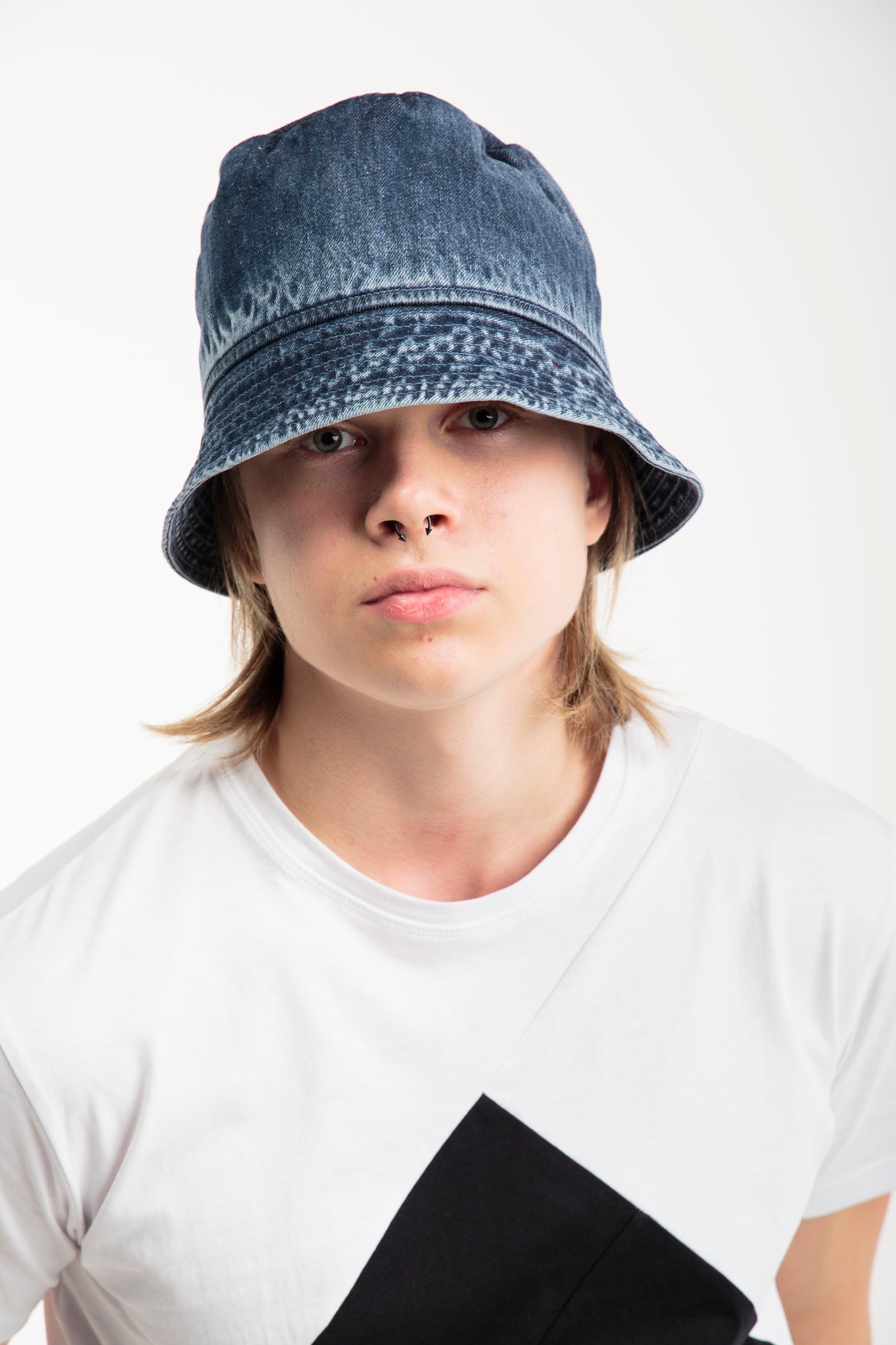 Recycled denim Bucket Hat | Blue