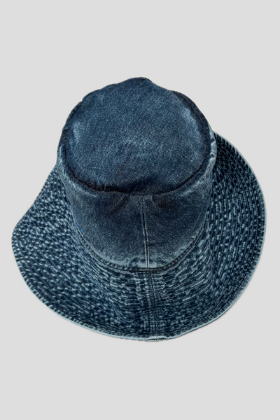 Recycled denim Sun Hat | Blue