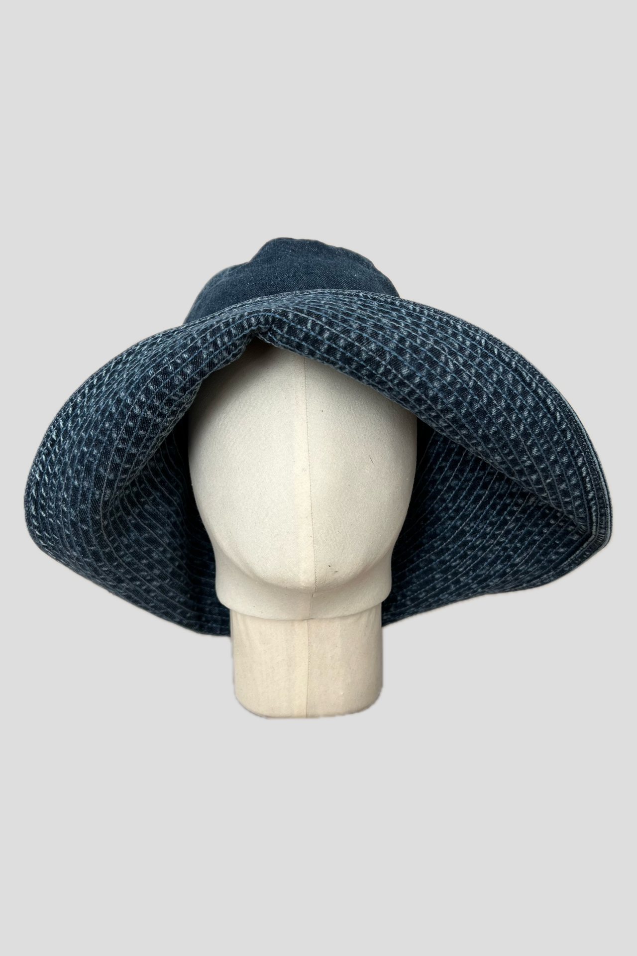 Recycled denim Sun Hat | Blue