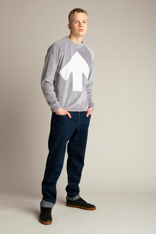 Sweatshirt for men Grey white Reet Aus