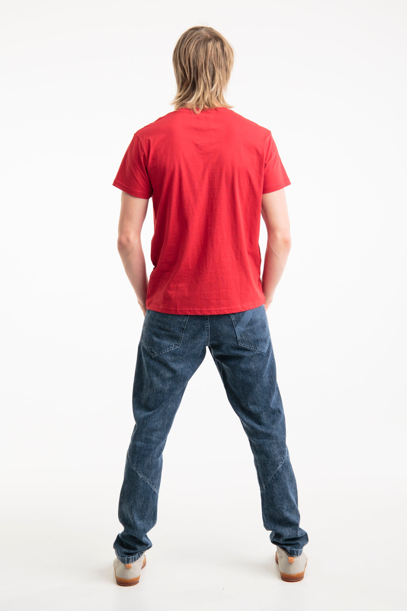 Limited edition: Up-shirt for men, Tree motif | Red, blue