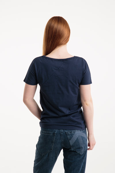 Up-shirt for women | Blue, Peach