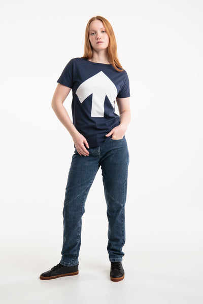 Up-shirt for women | Blue, white