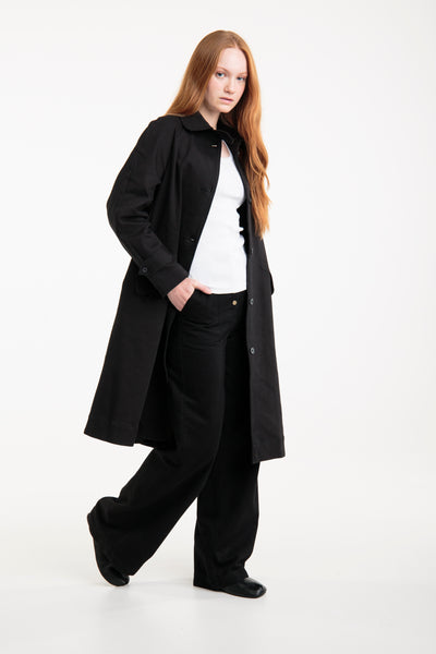 Denim coat for women | Black